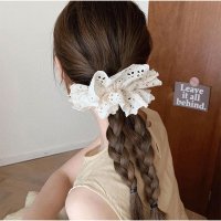 And Kawaii/アンドカワイイ And Kawaii シュシュ レースフリルシュシュ ボリューム感たっぷり ヘアアクセ 韓国風/508153525