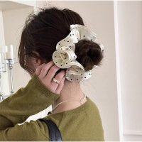 And Kawaii/アンドカワイイ And Kawaii シュシュ レトロドット柄ボリュームシュシュ ヘアアクセサリー春夏 大人ガーリー/508153532