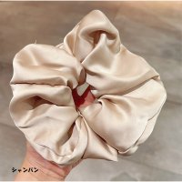 And Kawaii/アンドカワイイ And Kawaii シュシュ 高見えサテンシュシュ 上品カラー 春夏 大人可愛いまとめ髪/508153533