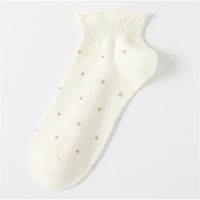 And Kawaii/アンドカワイイ And Kawaii ショートソックス ドット柄万能ソックス 通気性 柔らか素材 コットン レディース/508153536