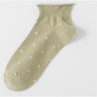 And Kawaii/アンドカワイイ And Kawaii ショートソックス ドット柄万能ソックス 通気性 柔らか素材 コットン レディース/508153536