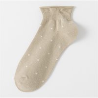 And Kawaii/アンドカワイイ And Kawaii ショートソックス ドット柄万能ソックス 通気性 柔らか素材 コットン レディース/508153536