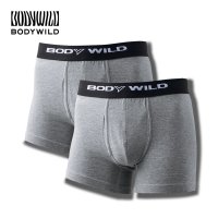 BODY WILD/ボディワイルド BODY WILD 【2枚組×綿混】ボクサーパンツ2枚組（前あき） 【返品不可商品】/508153554
