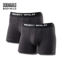 BODY WILD/ボディワイルド BODY WILD 【2枚組×綿混】ボクサーパンツ2枚組（前あき） 【返品不可商品】/508153554