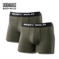 BODY WILD/ボディワイルド BODY WILD 【2枚組×綿混】ボクサーパンツ2枚組（前あき） 【返品不可商品】/508153554