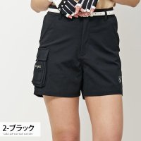 TopIsm/トップイズム TopIsm ゴルフショートパンツ レディース ゴルフウェア gs GOLF ハーフパンツ ストレッチチノ素材 カーゴポケット ウエストゴム おし/508153611