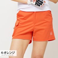 TopIsm/トップイズム TopIsm ゴルフショートパンツ レディース ゴルフウェア gs GOLF ハーフパンツ ストレッチチノ素材 カーゴポケット ウエストゴム おし/508153611