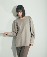 SMILE ORCHID/スマイルオーキッド SMILE ORCHID 肩ギャザーブラウス＆テーパードパンツ2点セットアップ/508153619