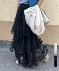 ARGO TOKYO/アルゴトウキョウ ARGO TOKYO Tulle Layed Long Skirt 222035 チュールレイヤードロングスカート/508153625