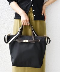 SHIPS WOMEN/【WEB限定】ライン テープ ショルダー付き A4 トート/508153726
