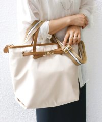 SHIPS WOMEN/【WEB限定】ライン テープ ショルダー付き A4 トート/508153726