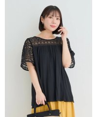 Re-J＆SUPURE/レース切り替えトップス/508153729