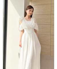 SNIDEL/ショルダーリボンワンピース/508153796