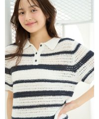 SNIDEL HOME/ボーダーポロプルオーバー/508153827