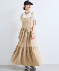VIS/【WEB限定】ロングストラップリボンティアードワンピース/508154111