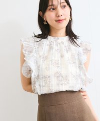 VIS/【洗える】2WAYショルダーシアーチェックブラウス/508154113