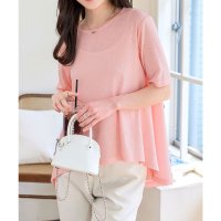 KOBE LETTUCE/コウベレタス KOBE LETTUCE [ M/L/XLサイズ ] スラブシアーT【半袖フレア】 [C7325]/508154156