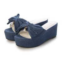 Mafmof/マフモフ Mafmof Realta(レアルタ)6.5cm厚底ウェッジソールリボンサンダル/508154419