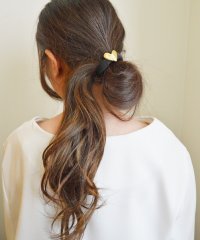 styiro/スタイロ styiro 結び跡がつきづらいメタルハートヘアゴム/508154434