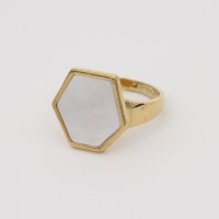 AGATHA PARIS/アガタ パリ AGATHA PARIS ハニーリング、六角形、マザーオブパール/508154454