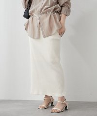 NICE CLAUP/OLIVE des OLIVE OUTLET/－3kg見え！リブナロースカート/508154527