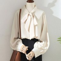 maison de LATIR/メゾンドラティール maison de LATIR 上品なボウタイブラウス/508154703