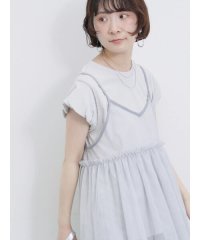 Samansa Mos2 blue/サマンサモスモス ブルー Samansa Mos2 blue ラメチュールビスチェ/508154756