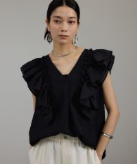サロン　アダム　エ　ロペ/【WEB限定】2WAYギャザーフリルノースリーブブラウス/508154764