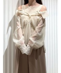 SNIDEL/Sustainableシアーシャツニットセット/508154912