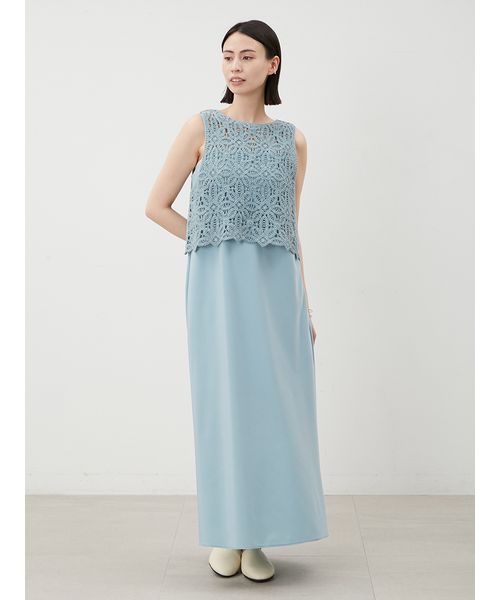 Mila Owen 前後2WAYクロシェニットジレ Mila Owen｜前後2WAYクロシェニットジレ | Rakuten Fashion(楽天