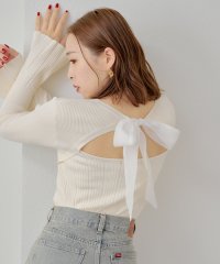 PAL OUTLET/【Chico】バック開きリボンニット/508155044