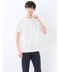 TAKA-Q/タカキュー TAKA－Q ふくれバイヤスジャガード クルーネック半袖Tシャツ/508155083