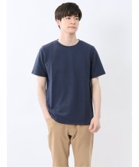 TAKA-Q/タカキュー TAKA－Q ふくれバイヤスジャガード クルーネック半袖Tシャツ/508155083