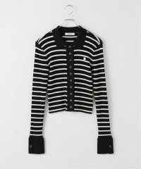 journal standard  L'essage /【GABRIEL LEE】STRIPE RIBBED KNIT SHIRTS CD：カーディガン/508155150
