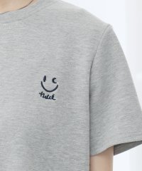 LOWO/ロワ LOWO ワンポイントスマイリー刺繍Tシャツ カットソー/508155173