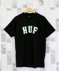 TopIsm/トップイズム TopIsm HUF ハフ ジャイアントショートスリーブ Tシャツ GIANT S/S TEE クルーネック ロゴ コットン トップス 半袖 メン/508155243