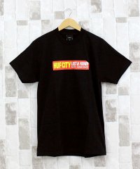 TopIsm/トップイズム TopIsm HUF ハフ ビッグドッグショートスリーブバックプリント Tシャツ BIG DAWG S/S TEE クルーネック ロゴ コットン /508155244