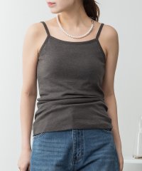 atONE/アットワン atONE カップ付きコットンフライスキャミソール/508155313
