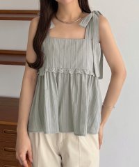 callautia/カラウティア callautia callautia 肩リボンコットンレースキャミソール/508155320
