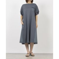 EGLANTINE/エグランティーヌ EGLANTINE 素材切り替えカットソーワンピース 半袖ロングワンピース/508155362