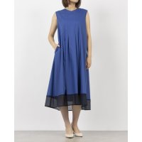Anna Nicola/アンナニコラ Anna Nicola バイカラーノースリーブタックワンピース/508155368