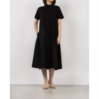 Anna Nicola/アンナニコラ Anna Nicola アシメ切り替え半袖ポロ衿ワンピース/508155374