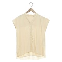 A.N.L/エー・エヌ・エル A.N.L バックチュール切り替え キーネックノースリーブブラウス/508155389