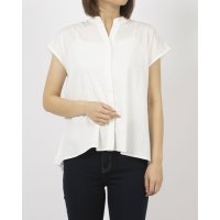 A.N.L/エー・エヌ・エル A.N.L バックチュール切り替え キーネックノースリーブブラウス/508155389