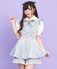 Secret Honey/シークレットハニー Secret Honey レース袖ラッフル半袖セットアップ/508155417