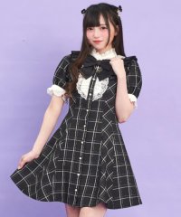 Secret Honey/シークレットハニー Secret Honey アクセサリーリボン半袖レースフリルワンピース/508155419