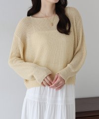 BLUEEAST/ブルーイースト BLUEEAST スパンコールメッシュニット/508033058