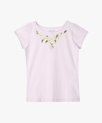 agnes b. FEMME/コットン プリント 半袖 アーティスト Tシャツ "MAZASI"/508097349
