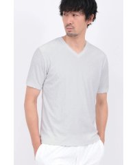 HIGH STREET/HIGH STREET∴バイヤス千鳥パイルジャカードVネック半袖カットソー/508114677