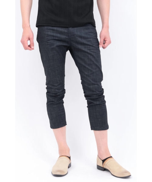 ZERO by TORNADO MART∴ハイパーデニムクロップドパンツ ZERO by TORNADO MART∴ハイパーデニムクロップドパンツ